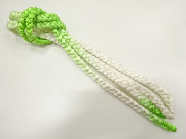 JAPANESE KIMONO / HAND-TIED OBIJIME CORD